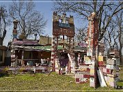 Grocery Store Covered in Folk Art