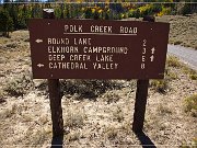 Junction FR 206 - Cathedral Valley Rd