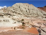 Fahrt hinunter zur Last Chance Desert