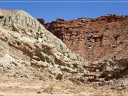 Fahrt hinunter zur Last Chance Desert