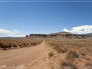 Road durch die Last Chance Desert