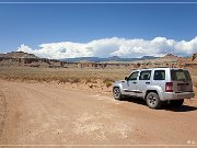 Road durch die Last Chance Desert