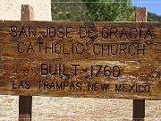 San Jose de Gracia Church, Las Trampas, erbaut 1760-1776