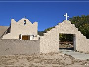 San Lorenzo de Picurís Church, Picurís Pueblo, erbaut 1769, Rstaurierungsbeginn ca. 1988