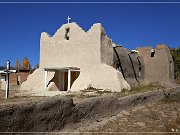 San Lorenzo de Picurís Church, Picurís Pueblo, erbaut 1769, Rstaurierungsbeginn ca. 1988