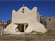 San Lorenzo de Picurís Church, Picurís Pueblo, erbaut 1769, Rstaurierungsbeginn ca. 1988