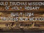 Nuestra Señora del Sagrado Rosario Church, Truchas, erbaut 1760