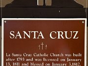 La Santa Cruz Catholic Church, Ojo Caliente, erbaut nach 1793, 1991 restauriert