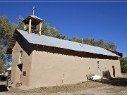 La Santa Cruz Catholic Church, Ojo Caliente, erbaut nach 1793, 1991 restauriert