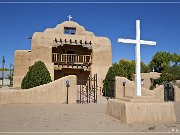Santo Tomas el Apostol Church, Abiquiu, erbaut 1720