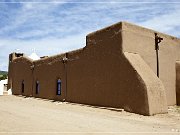 San Geronimo Church, Taos Pueblo, zuerst erbaut in 1619, jetzige Church von 1850